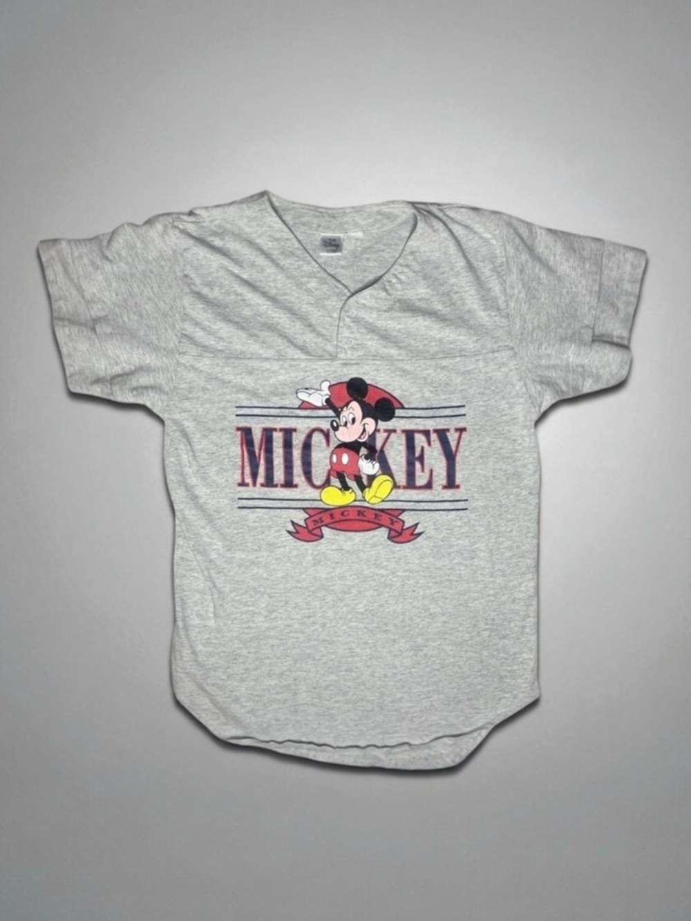 Vintage 90s Disney Mickey Mouse Sleep Shirt Jersey Tee Large - Picture 2 of 9
